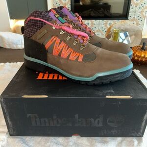 Men’s Timberland X Staple Field Boot Chukka Dark Brown Nubuck 13 US TB0A29FQD47